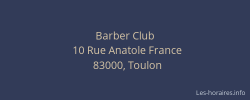 Barber Club