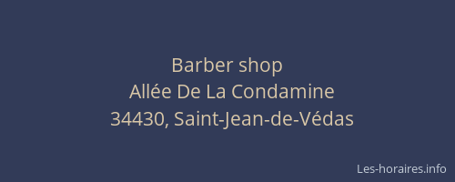 Barber shop