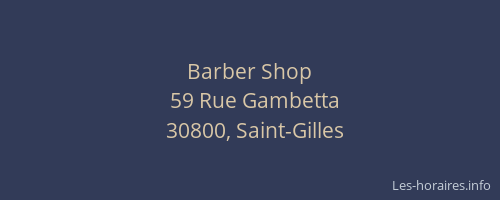 Barber Shop