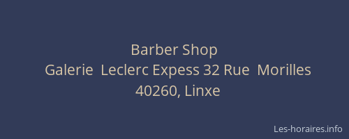 Barber Shop