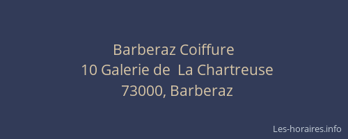 Barberaz Coiffure