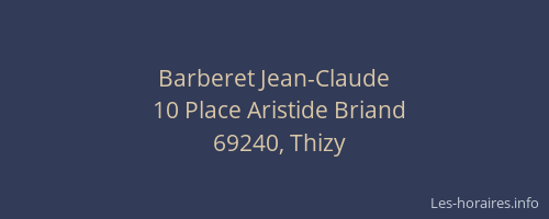 Barberet Jean-Claude