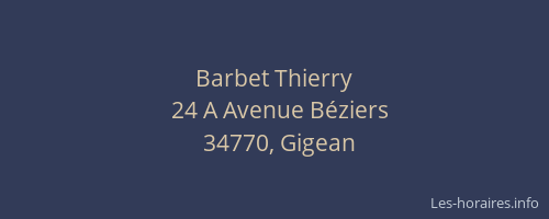 Barbet Thierry