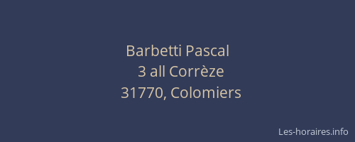 Barbetti Pascal