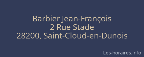 Barbier Jean-François