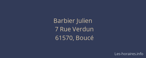 Barbier Julien