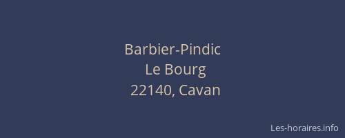 Barbier-Pindic