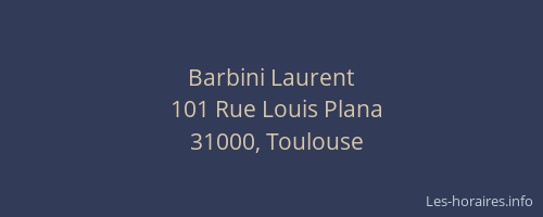 Barbini Laurent