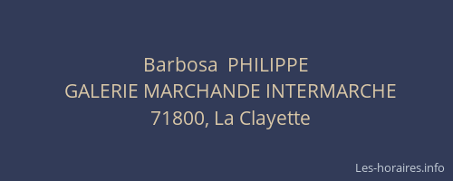 Barbosa  PHILIPPE