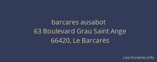 barcares ausabot
