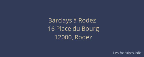 Barclays à Rodez