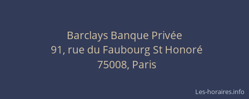 Barclays Banque Privée