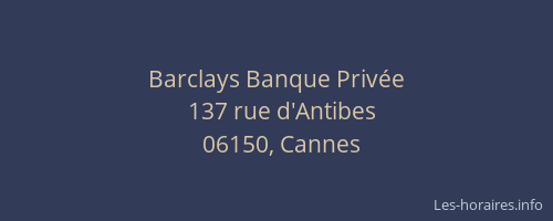 Barclays Banque Privée