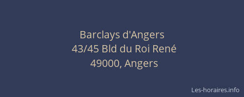 Barclays d'Angers