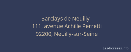 Barclays de Neuilly