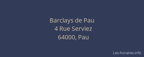 Barclays de Pau