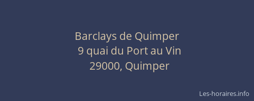 Barclays de Quimper