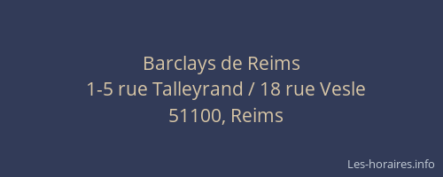 Barclays de Reims