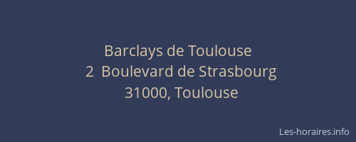 Barclays de Toulouse