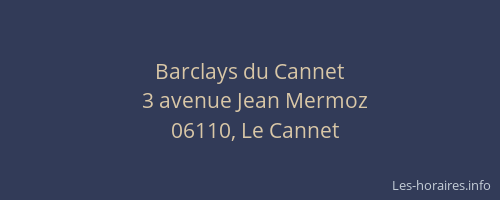Barclays du Cannet