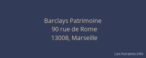 Barclays Patrimoine