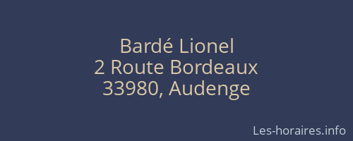 Bardé Lionel
