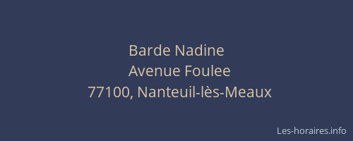 Barde Nadine