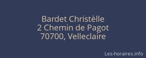 Bardet Christèlle