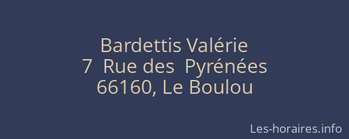 Bardettis Valérie