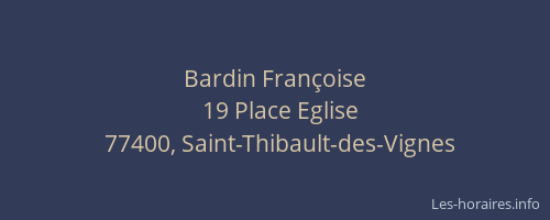 Bardin Françoise