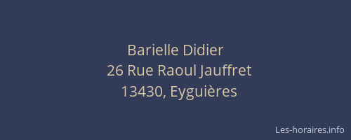 Barielle Didier
