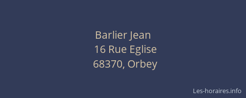 Barlier Jean