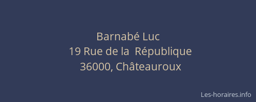 Barnabé Luc