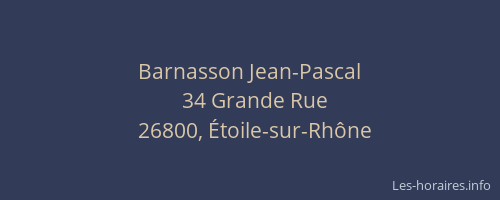 Barnasson Jean-Pascal