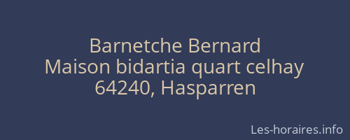 Barnetche Bernard
