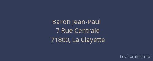 Baron Jean-Paul