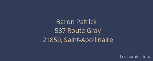 Baron Patrick