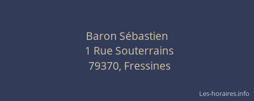 Baron S&eacute;bastien