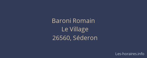 Baroni Romain
