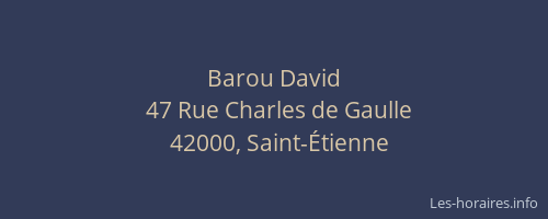 Barou David