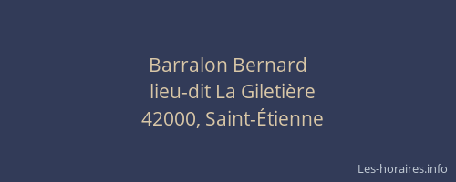 Barralon Bernard