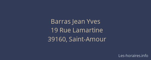 Barras Jean Yves