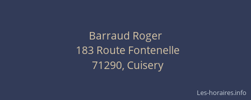 Barraud Roger