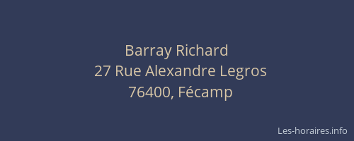 Barray Richard