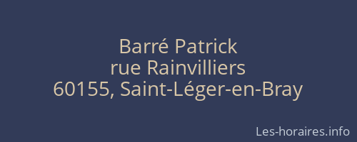 Barré Patrick