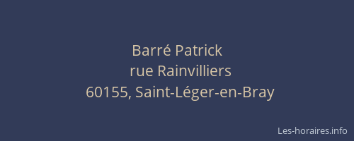 Barré Patrick