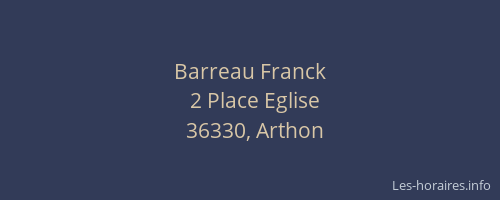 Barreau Franck
