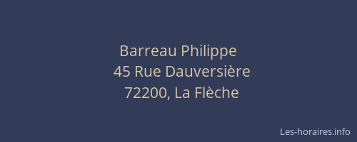 Barreau Philippe