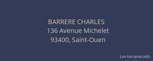BARRERE CHARLES
