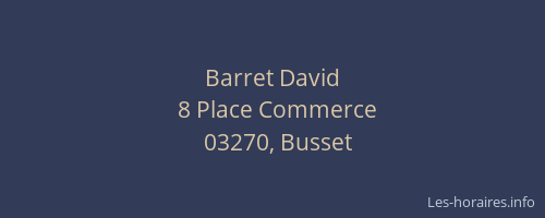 Barret David